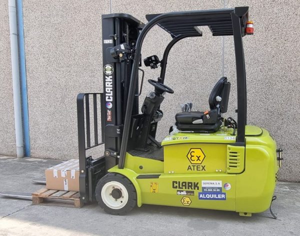 Carretilla eléctrica ATEX CLARK GTX20s Zona 1 Grupo IIB T4 (Ref.8134)