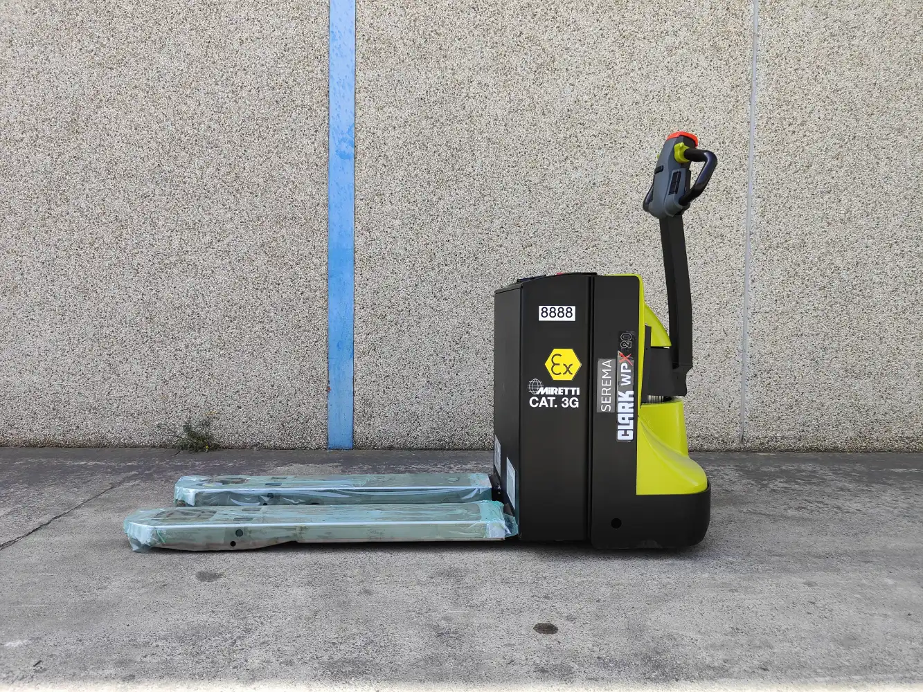 Transpaleta eléctrica ATEX CLARK WPX20 de 2000 kg (Ref. 8888)