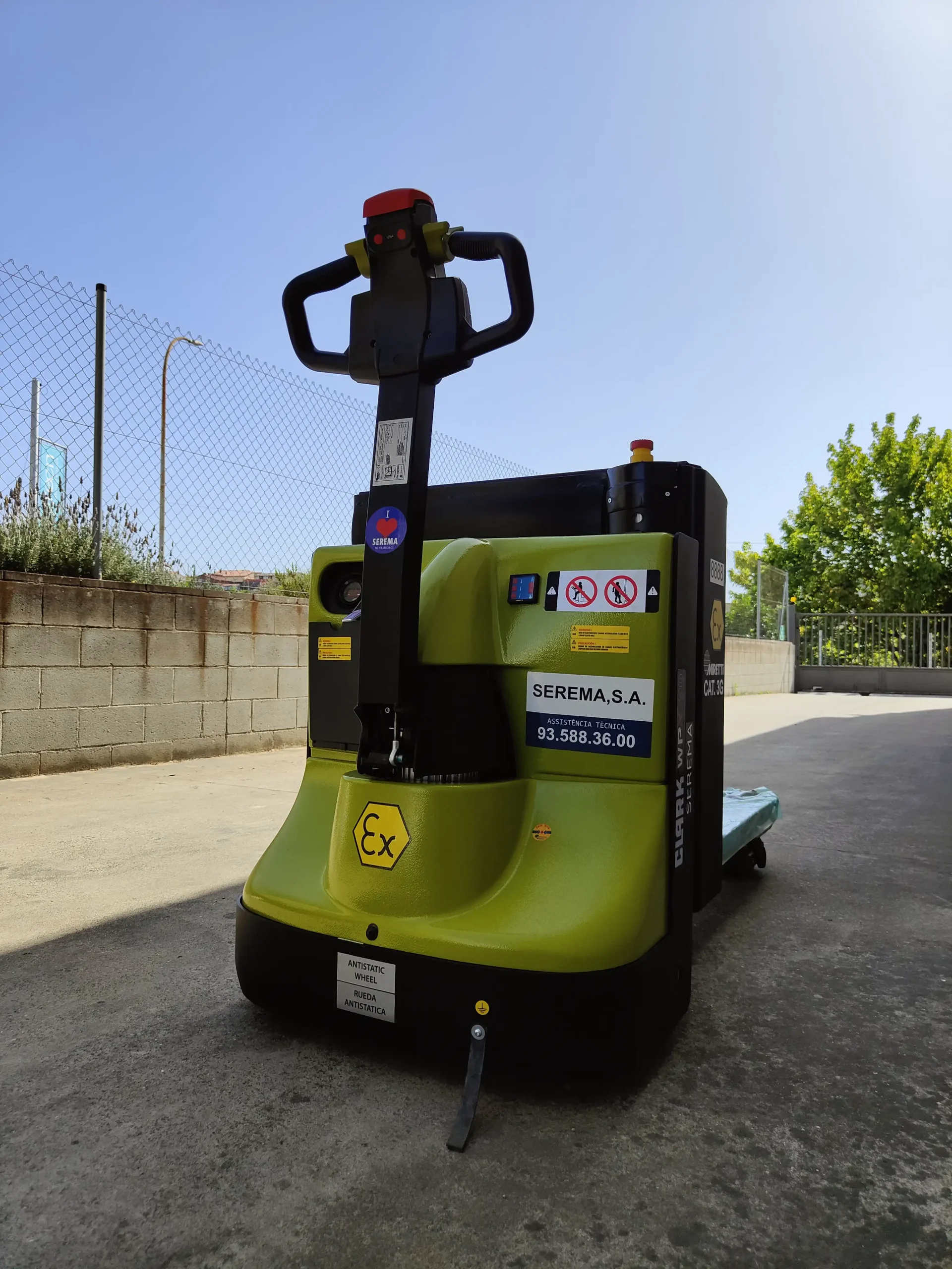 Transpaleta eléctrica ATEX CLARK WPX20 de 2000 kg (Ref. 8888) - Imagen 8